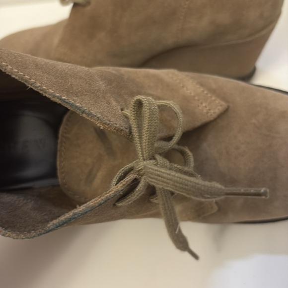 J.Crew Tan Suede Ankle Boots Size 7 - Picture 6 of 9